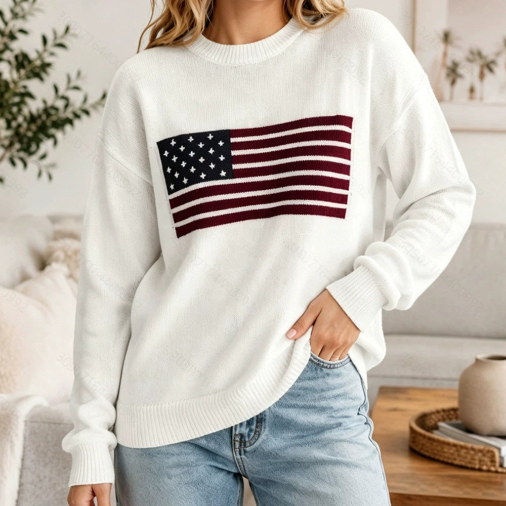 ZARA Womens Fashion Oversized Round Neck Knit Sweater Fall Winter